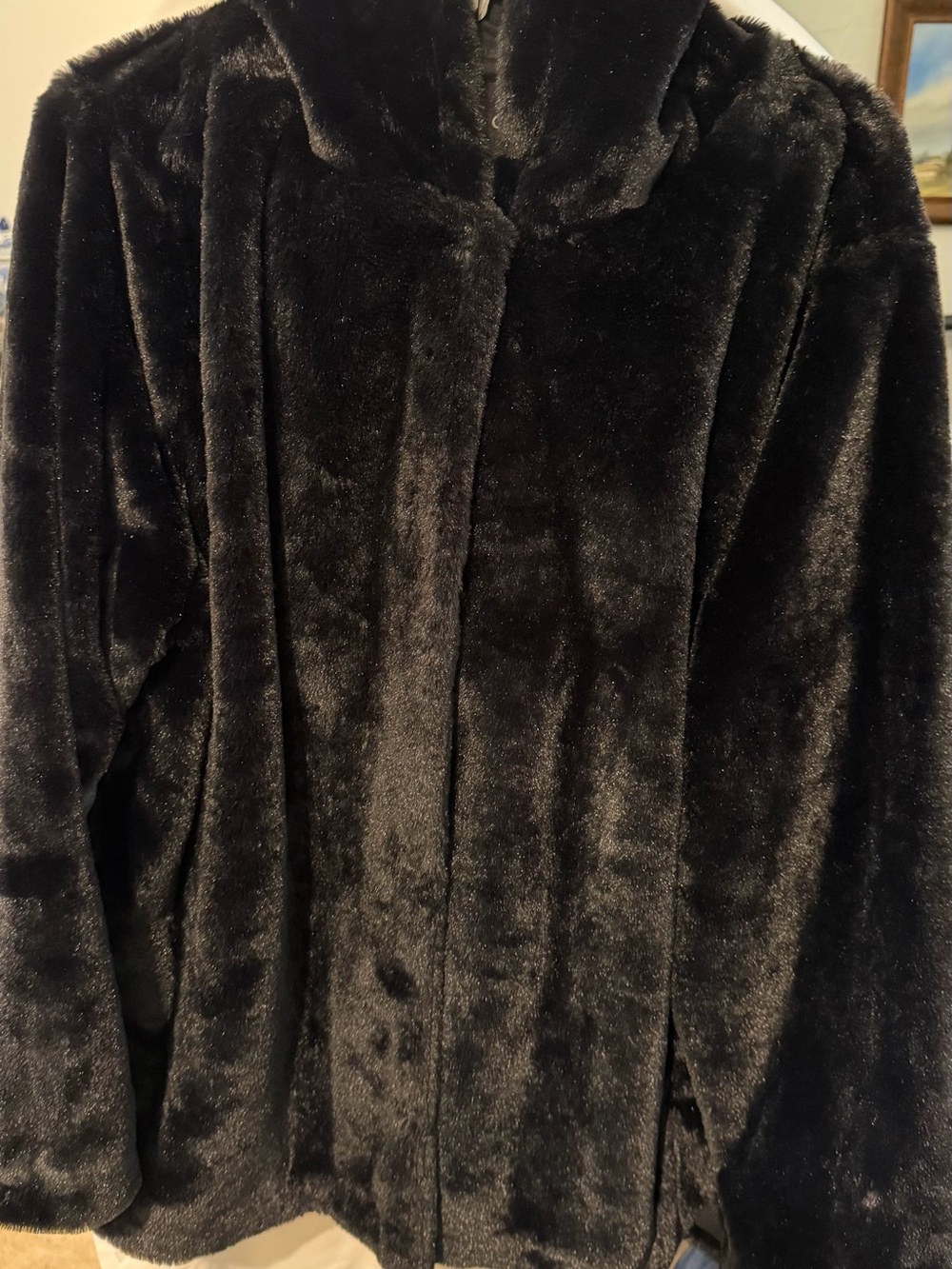Cuddl Duds - Cozy Faux Fur Hooded Jacket